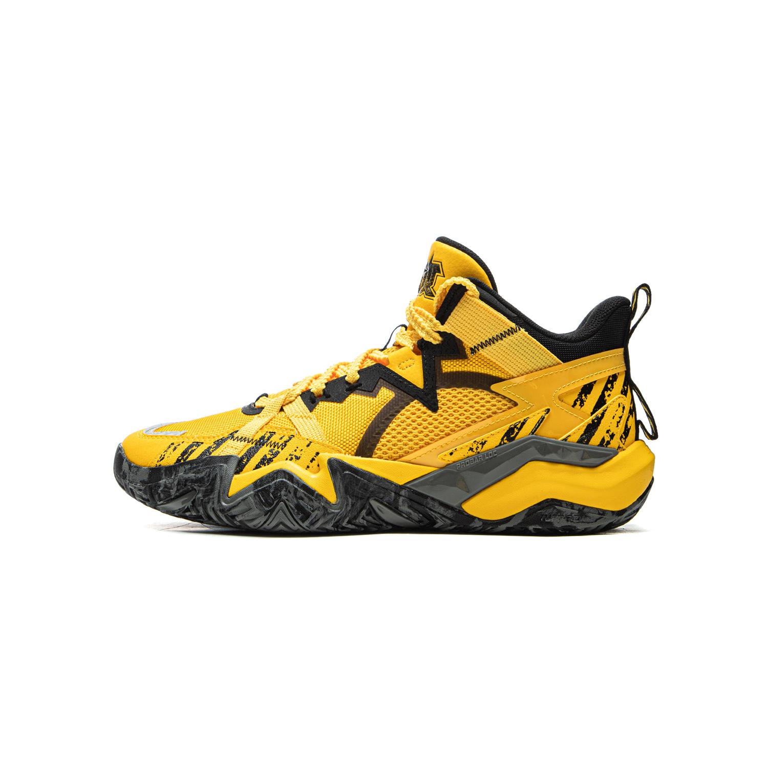 

Li Ning Детские Баскетбольные Спортивные Тренировочные Повседневные Нескользящие Износостойкие Амортизирующие Баскетбольные Кроссовки Детские кроссовки Spectrum-Желтый Черный YKBV012-7 39