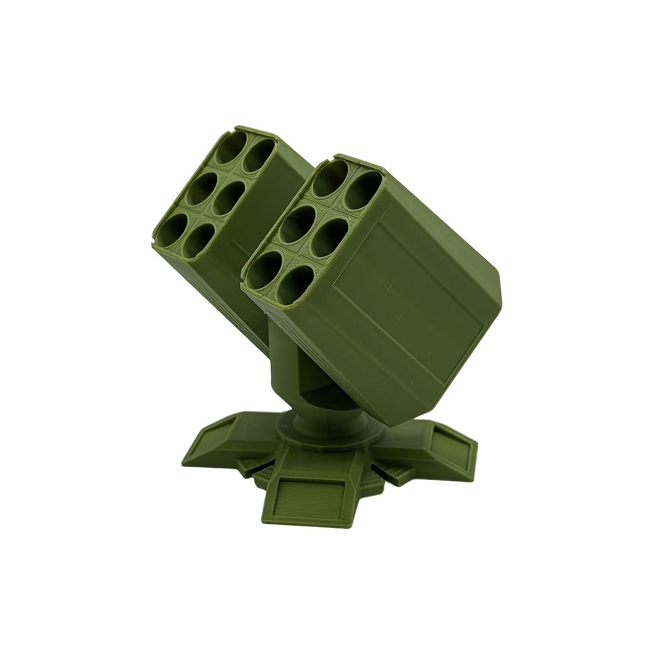 

3D Printed Missile Shaped Pen Holder Creative Anti-aircraft Missile Launcher Pen Stand Desktop Organizer Home Office Decoration зелёный