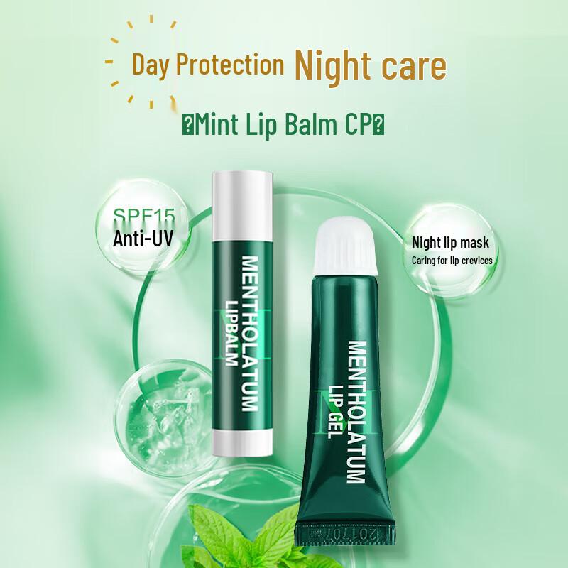 Mentholatum Peppermint Lip Care & Hand Cream Set
