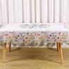 Wildflower Tablecloth Colorful Floral Butterfly Polyester Table Cover for Picnic Dinner Spring Summer Holiday Party Supplies