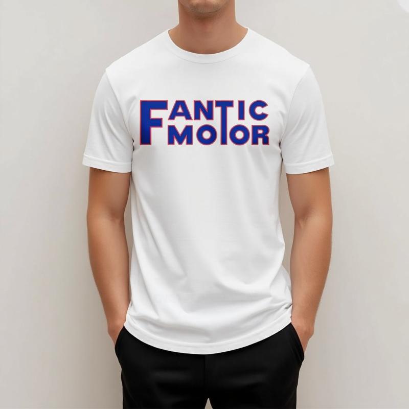 Fantic Motor Biker Motorradfahrer Design Herren Baumwoll T-Shirt Verschiedene Größen und Farben Modemarke Tee