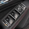 Real Carbon Fiber Car Window Switch Trim Cover For Mercedes Benz W204 GLA X156 CLA C117 A W176 B W246 Class W212 W218 X204