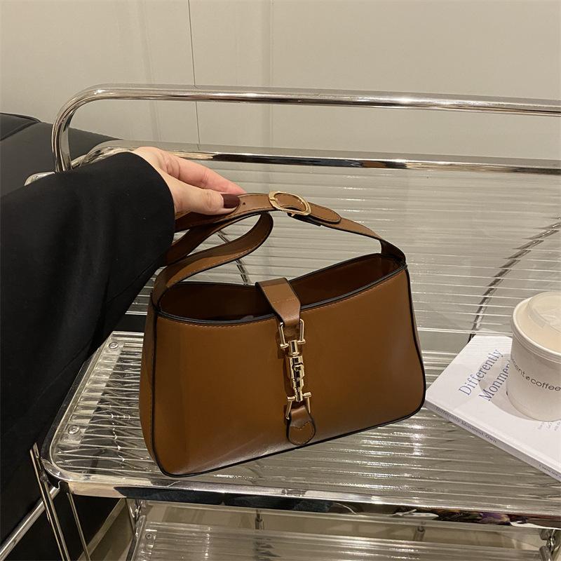 Bag Women's Baguette Small Bag 2025 New Trendy Ins High-end French Niche Design Spring Shoulder Armpit Bag