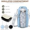Large Capacity Water Bottle Holder RFID Blocking Mobile Phone Bag New Sling Purses  Gym Accessories