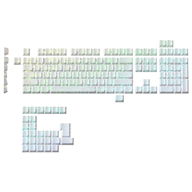 Contour4.0 Technology Side Print Backlits Topographic Keycaps Gradients Side Printing Enhances Backlighting 133Keys