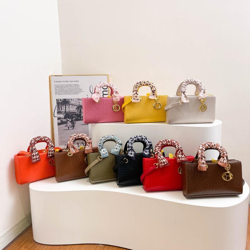 Today's Popular Small Bags, Women's New Silk Scarves, Women's Hand-held Princess Diana Bags, Versatile Single Shoulder Diagonal Span Bags