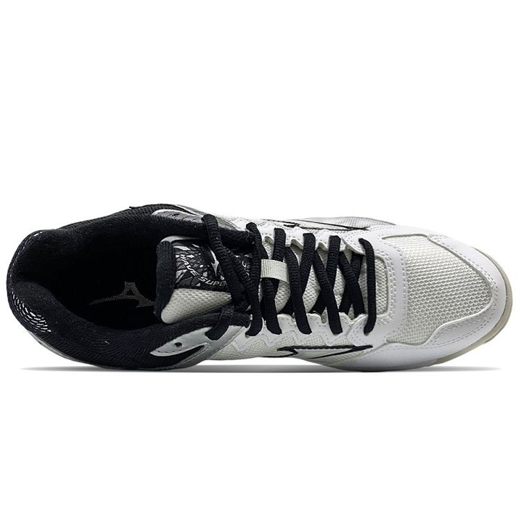 Mizuno Wave Supersonic Cn Dämpfung Low-Top Trainingsschuhe Unisex Trainingsschuhe Weiß Grau Silber V1GA216109