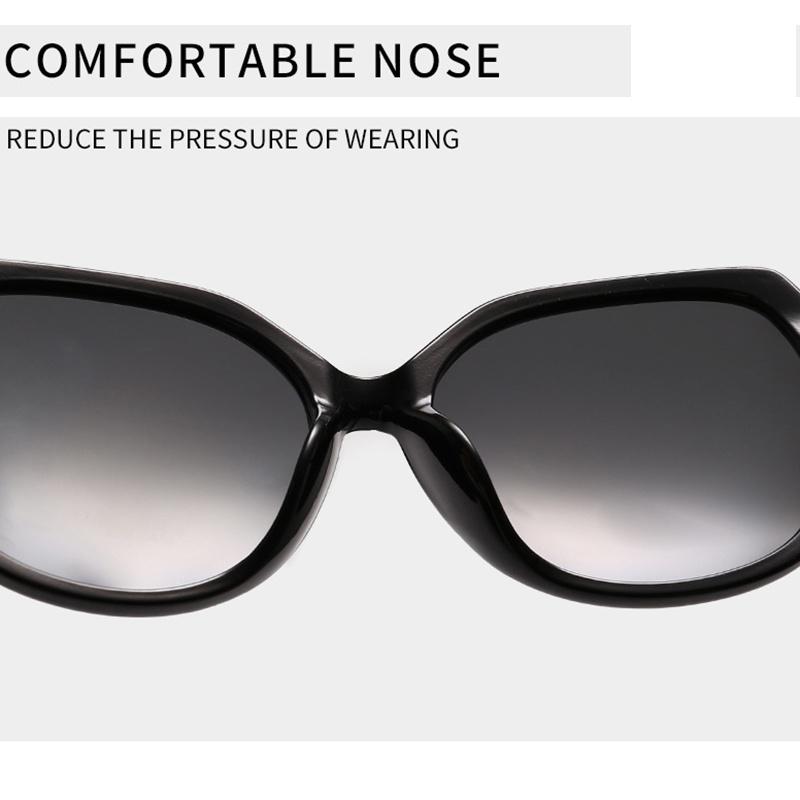 Lunettes de soleil de créateur surdimensionnées rétro vintage pour femmes avec un attrait intemporel