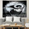 Los Angeles Rams Design Tapestry Hanging for Bedroom,Livingroom, Playroom,Decor Art Room Wall Tapestry Holiday and Birthday Gifts