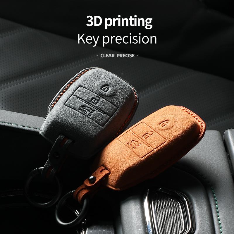 Interior Mouldings For Kia Rio Picanto QL Sportage Ceed Cerato Forte GT Stinger Sorento Optima K2 K3 K4 K5 Car Key Case Suede Ke