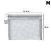 Mesh Travel Toiletry Bag - Transparent Cosmetic Pouch for Toiletries, Makeup & Organizing (Lightweight with Zipper)