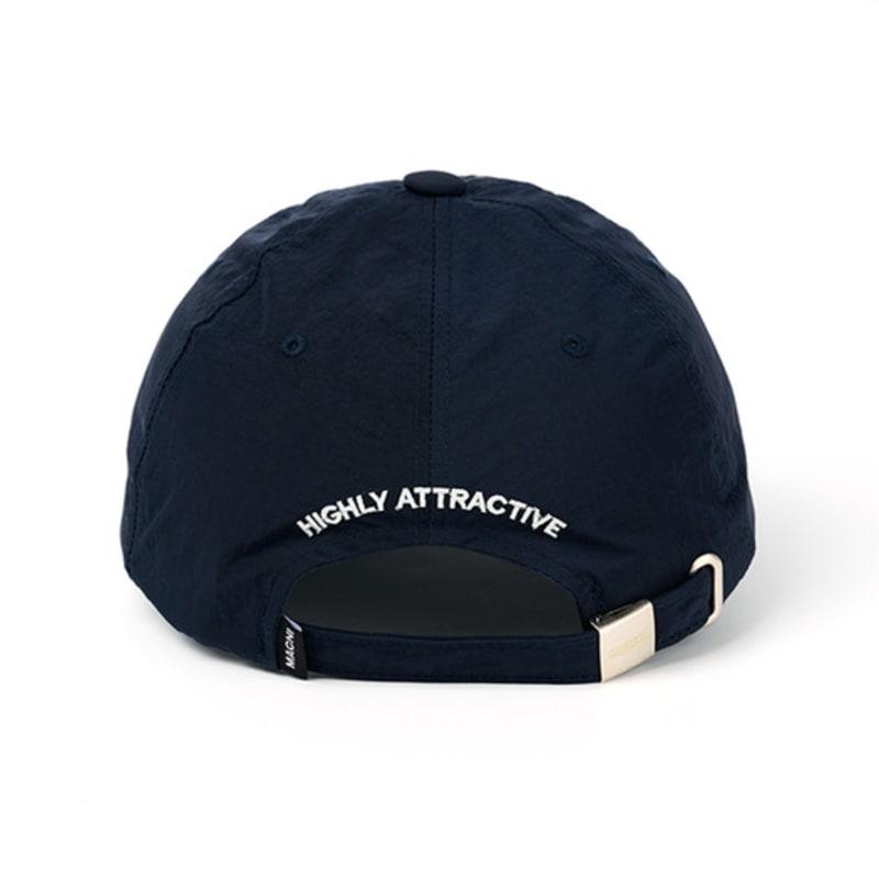 macni NYLON LLR DEEP BALL CAP NAVY