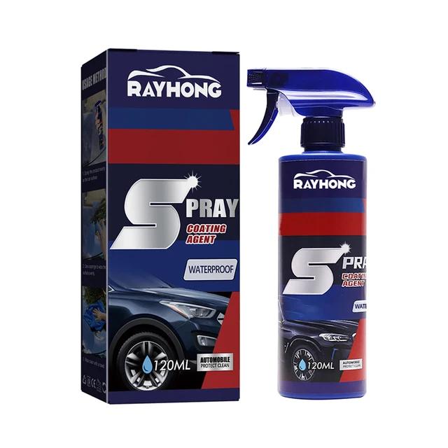 1-5PCS 3 In 1 Ceramic Car Coating Spray Eliminate Dirt Stain 120ml Car Wax Polish Spray Sealer Gloss for Cars/Boats/Motorcycles