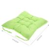 Sanding Seat Cushion Pad Soft Comfortable Non-Slip Modern Home Office Living Room Bedroom Decor 40x40x5cm Light Green