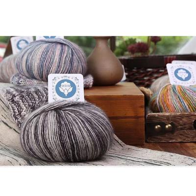 Super Soft Knitting Wool Yarn Manual Medium Thick Variegated Worsted Weight Yarn Multipurpose Multicolored Hand Knitting Yarn