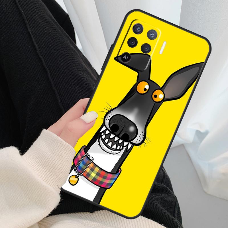Greyhound Phone Case For OPPO A5 A9 2020 A31 A53 A53S A1K A15 A16 A52 A72 A83 A91 A93 A54 A74 A94