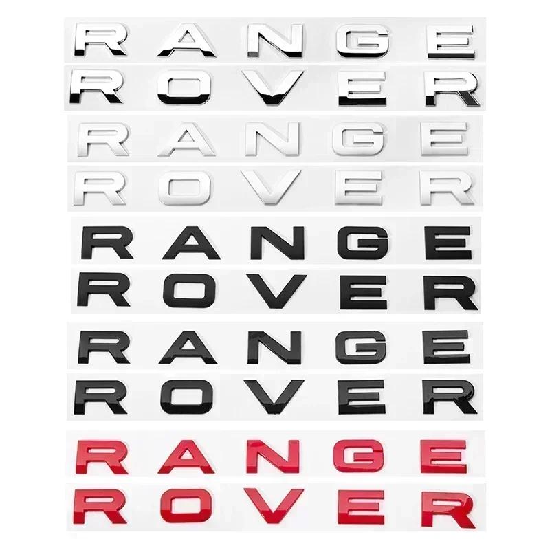 Range Rover Car Bonnet Letters Logo Badge Emblem Sticker Accessories For Land Rover Discovery Defender Sport Evoque HSE