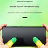 Glow In The Dark Gaming Finger Sleeves Conductive Fiber Double Tone Design For Enhancing Night Play And Precise Touch Display Control