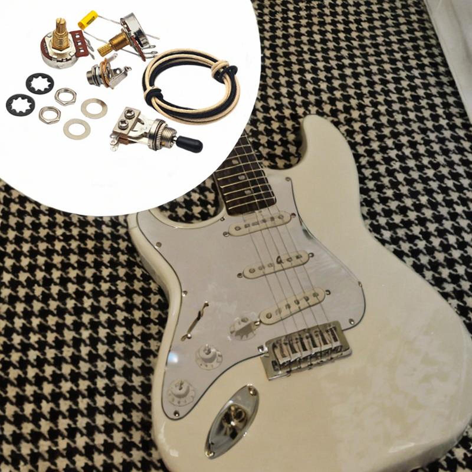 Guitar Potentiometer Prewired Electric Upgrade Accessories Rotary Potentiometer Professional Prewired Wiring Harness Replace