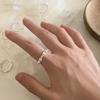 Light Luxury Pearl Finger Rings Irregular Personality Rings Minimalist Design Rings  Daily Wear