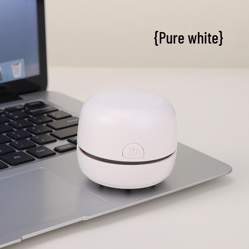 Portable Mini Desktop Vacuum Cleaner for Keyboards and Pencil Shavings with Silent Operation and Large Suction, Wireless