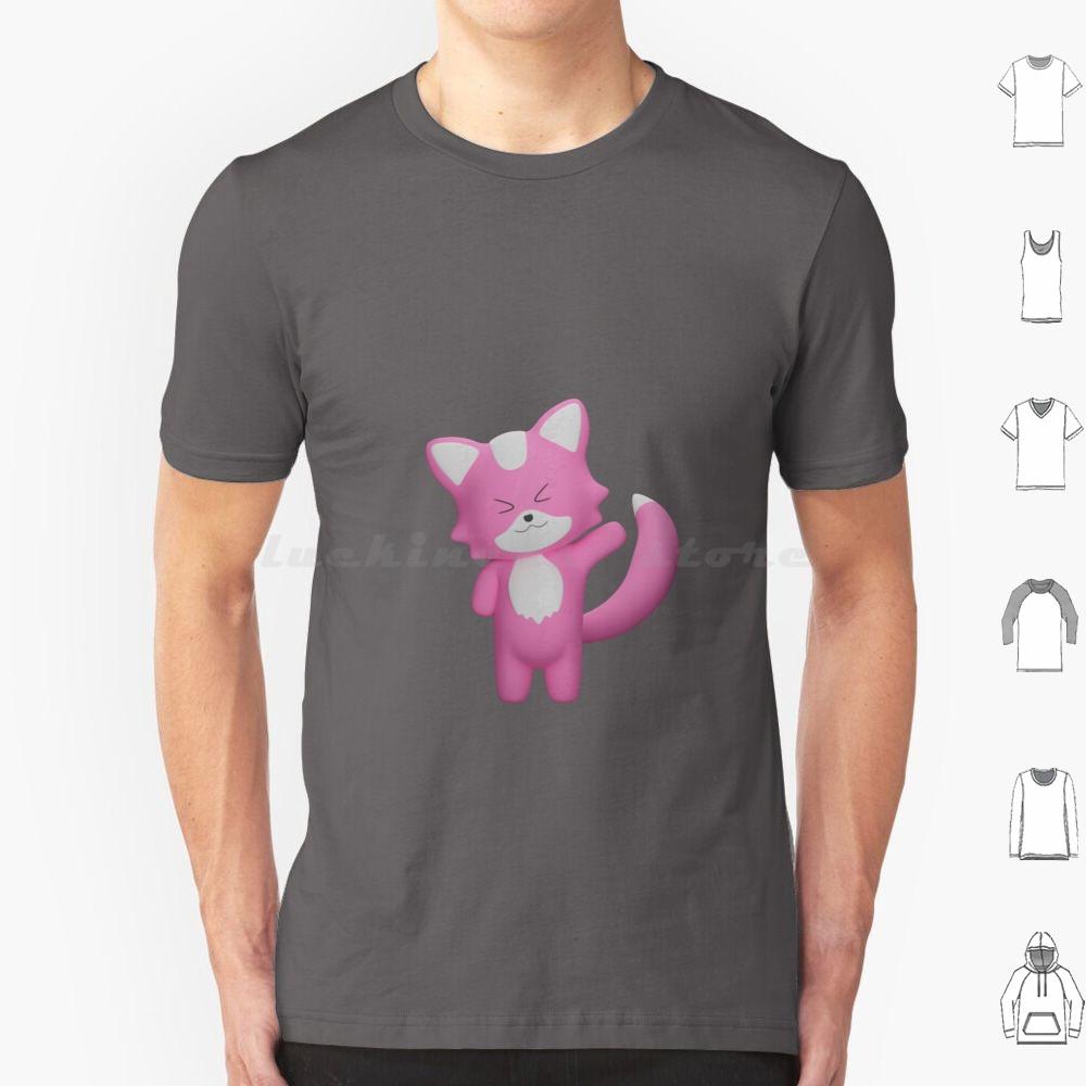 Hi  My Name Is Patricio T Shirt Cotton Men Women DIY Print Fox Animal Cute Funny Animals Pink Aesthetic Cat Kitten Kawaii