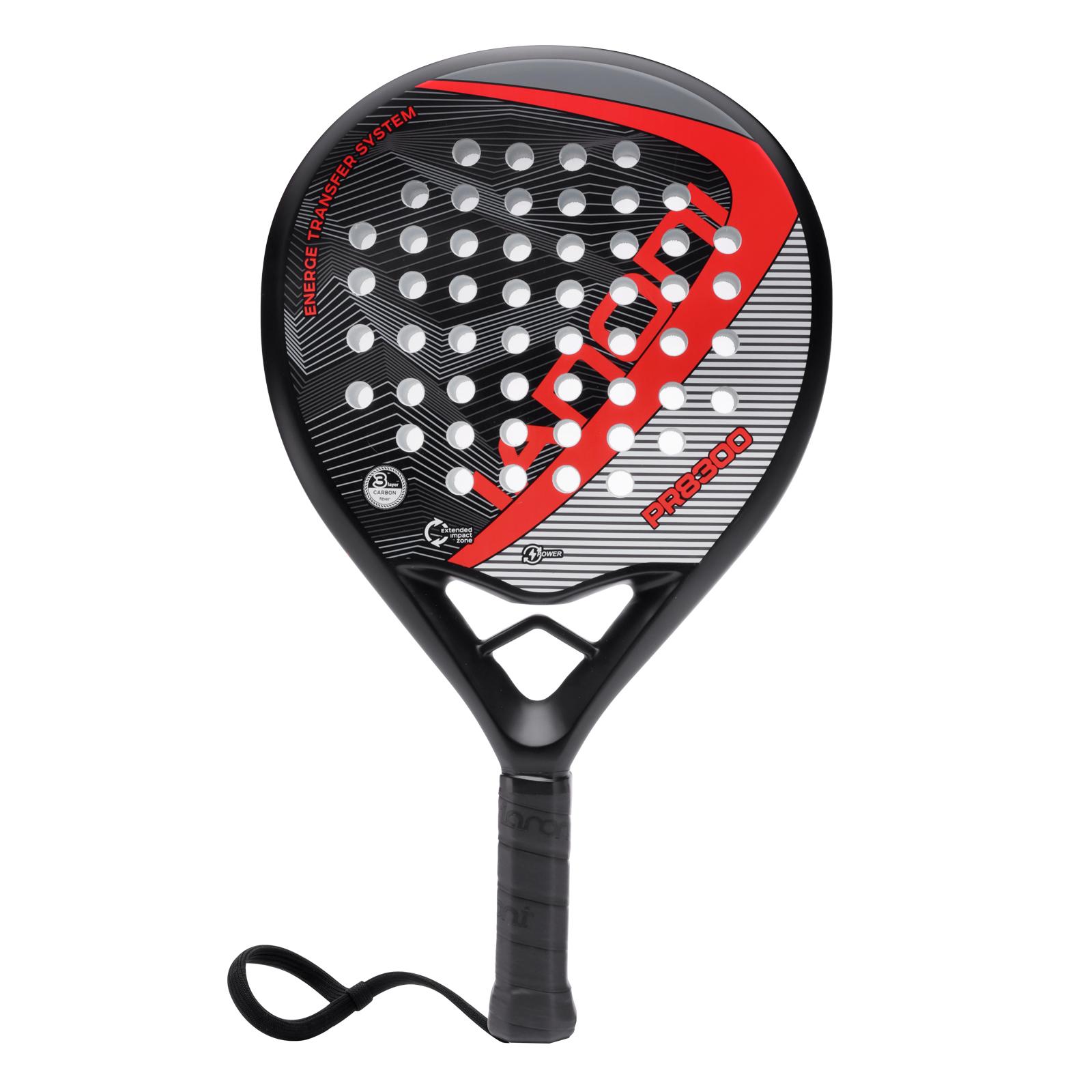 

IANONI PR8300 RED Paddle Tennis Racket Carbon Fiber Custom Logo EVA Foam Core Grip Padel Racket красный