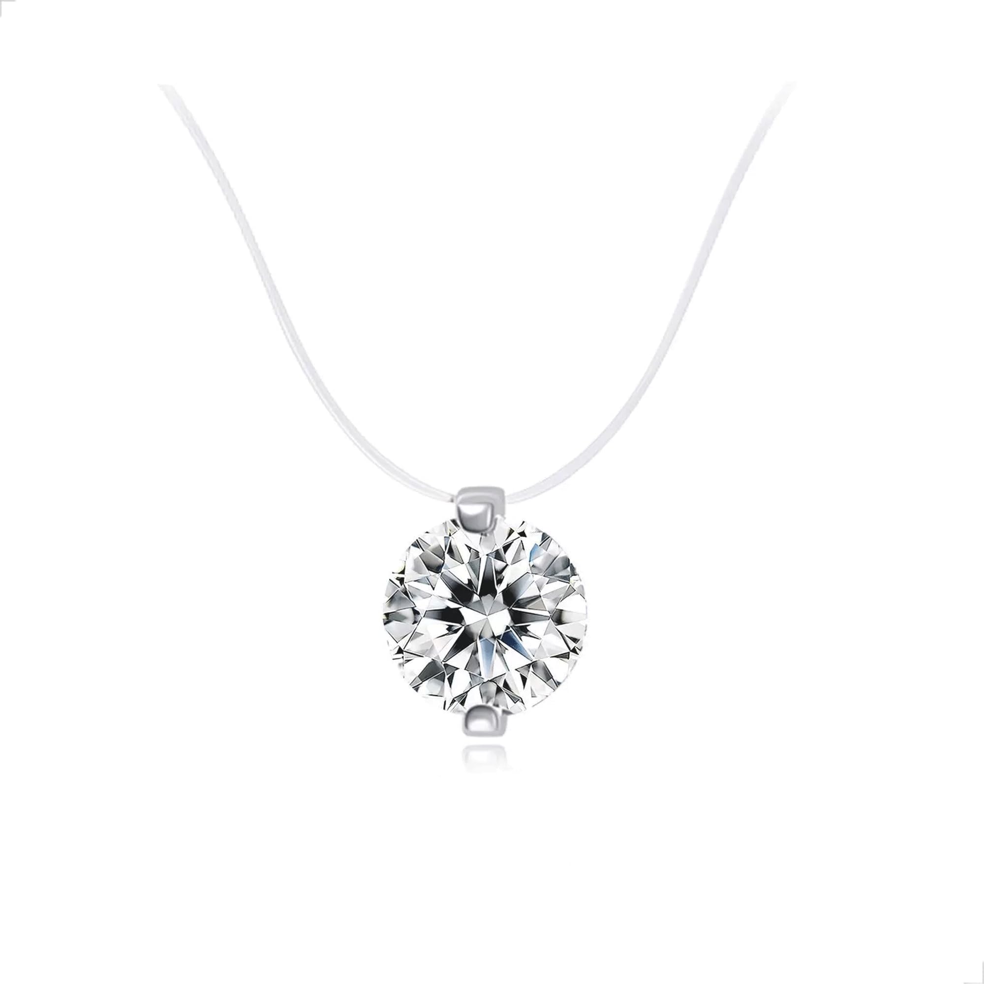 

Tears Necklace for 925 Transparent Choice of Sizes Sparkles that Float on Your Perfect as a Comes with Gift Box [Uruhashi] Mermaid s Women, Zirconia, алмаз