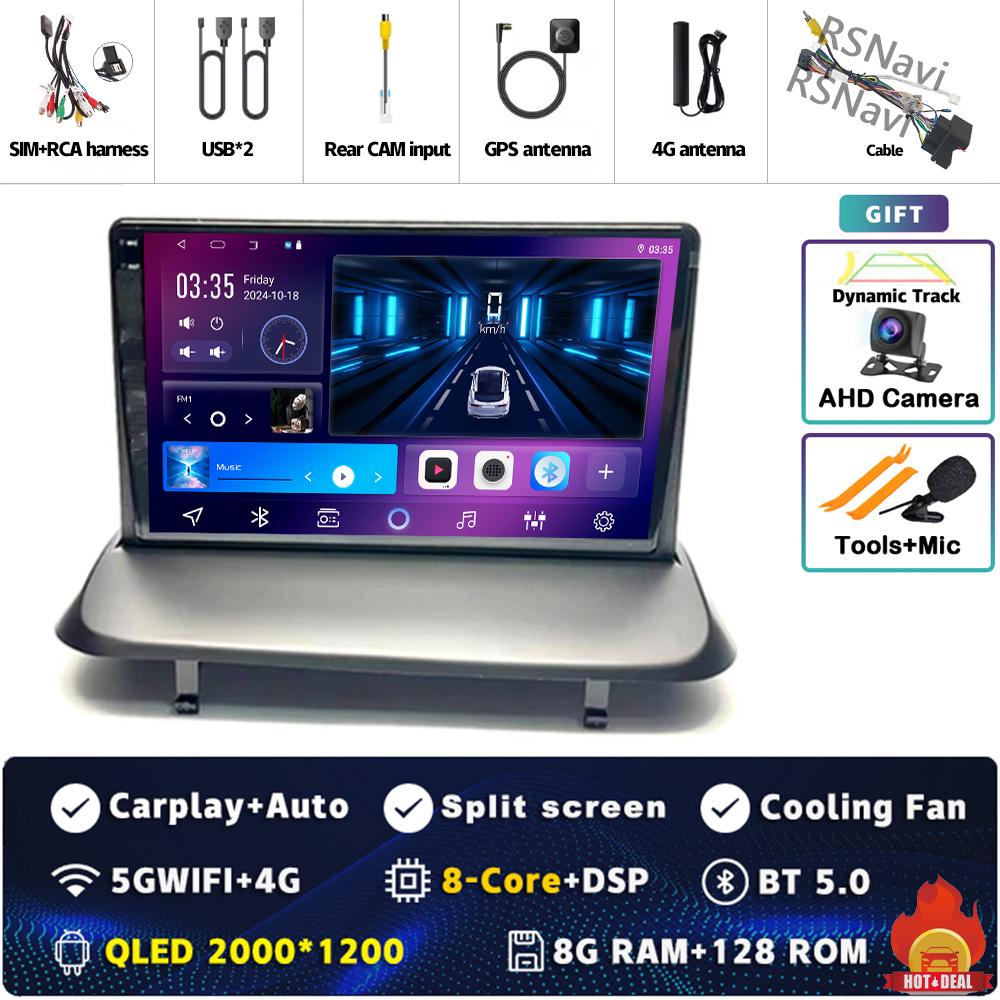 Android 14 Carplay Car Radio For Peugeot 5008 3008 2009-2015 Multimedia Video Player Navigation GPS Stereo 2Din DVD Head Unit BT
