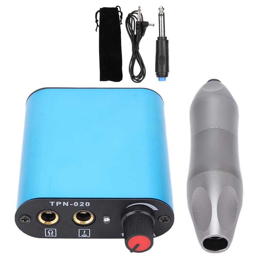 Tattoo Machine Kit Power Supply Wireless Foot Pedal Adjustable Motor Tattoo Pen for Beginner