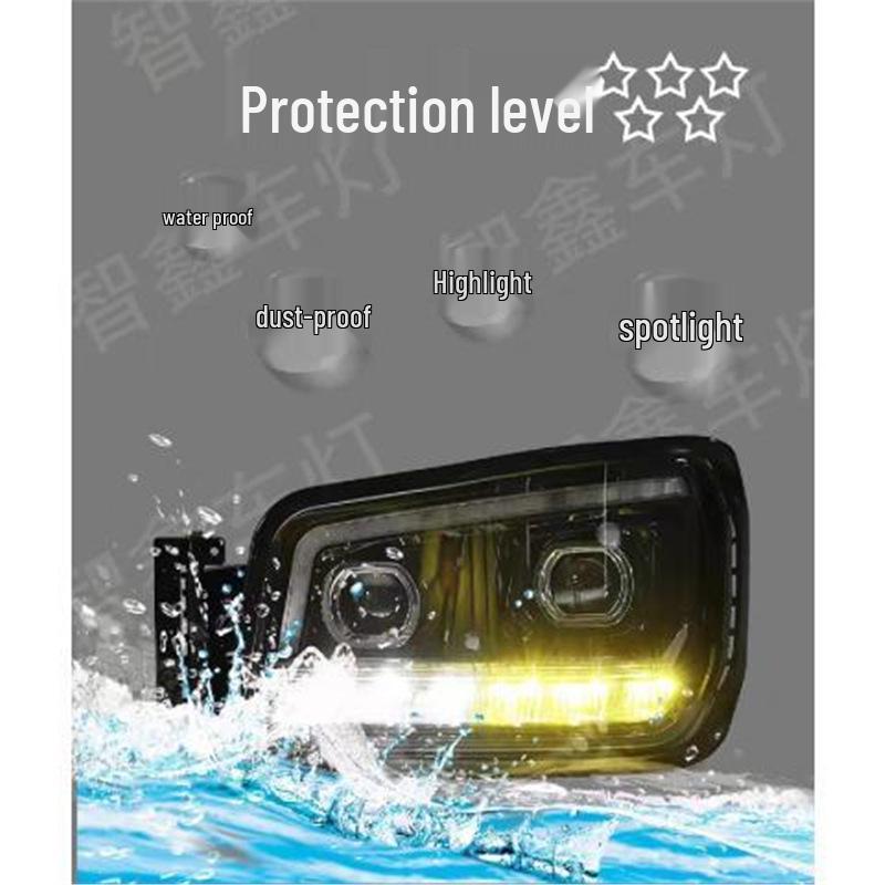 Shaanxi Delong M3000/X3000/H3000 Super Bright Full LED Front Headlight Assembly