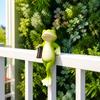 Decorative Cartoon Frog Ornament Animal-Themed Resin Figurine Colorful