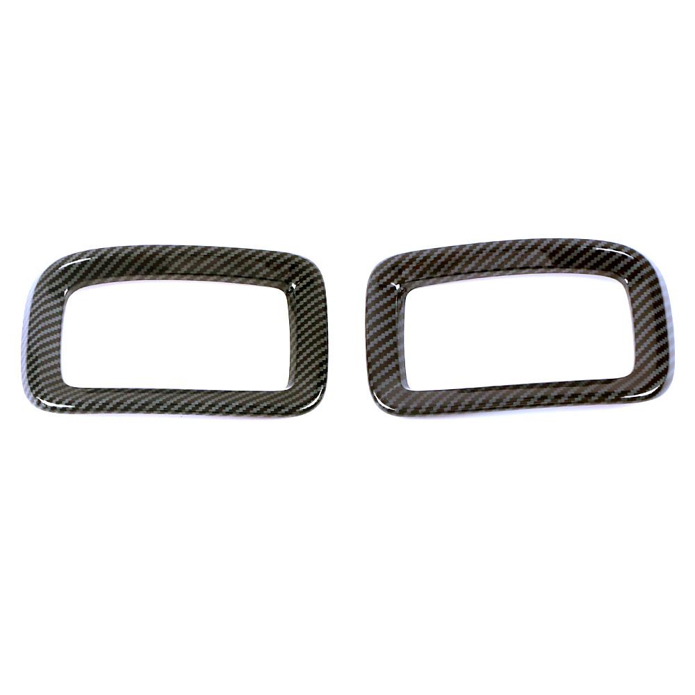 

Для GWM Tank 300 2024 2024 Задний бампер Противотуманные фары Лампа век Рамка Крышка Карбоновая отделка Глянцевая черная противотуманная фара Бровь Автомобильный Стайлинг