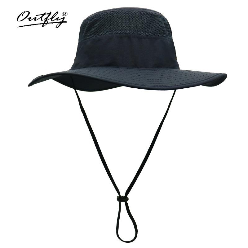 Outdoor hat sunscreen bucket hat basin hat spring and summer men's and women's big edge hat UV protection sun hat