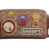 Coach X Peanuts Collaboration Axel 21 Cartoon Patch Design Coated Canvas Crossbody Bag Small Women bags Brown CBS96-QBTAM