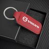 hpwfk5 High-Grade Leather Keychain Ultra-Clear Printing Metal Keychain Car Accessories For Volvo XC90 S60 V40 XC60 S80 S40 V70 V50 S90