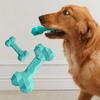 Rubber Simple Eco-Friendly 5cm Ball Bone Shape Design Multi-functional Pet Dog Chew Toy for Bite Training Chewing Resistance