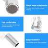 Single Handle Kitchen Faucet, High Arc Single Hole Kitchen Sink Faucet Water Sink Faucet with Plastic Outlet Nozzle Cold Water Faucet for Kitchen