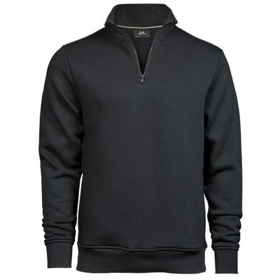 Herren-Sweatshirt mit halbem Reißverschluss