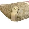 Coach F13193 Signature Canvas Shoulder Bag Beige Canvas Women Used