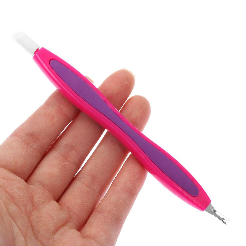 V-shaped Nail Tips Pusher Manicure Tool Cuticle Remover Dead Skin Trimmer Nail Art Fork Nipper