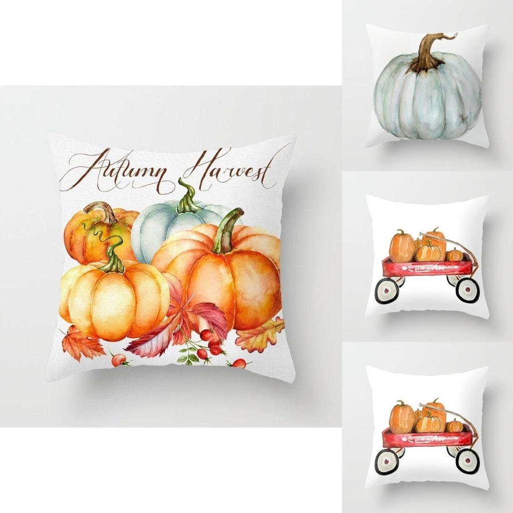 Superweicher Herbst Halloween Kürbis Kissenbezug für gemütliche Heim- und Sofadeko