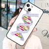 Retro DNA Wissenschaft Illustration Handyhülle Für iPhone 13 12 Mini 11 14 15 16 Pro Max Plus X XS Max XR Hülle Schale