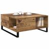 Coffee Table Reclaimed Wood 80 x 80 x 36.5 cm Wood Based Panel