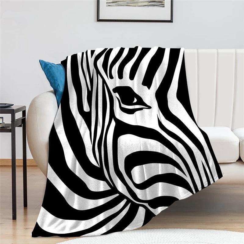 Tierhaut-Bedruckte Decke Leopard Tigerstreifen Flanelldecke Vier-Jahreszeiten-Nickerchen-Decke Schlafzimmer Dekorative Decke
