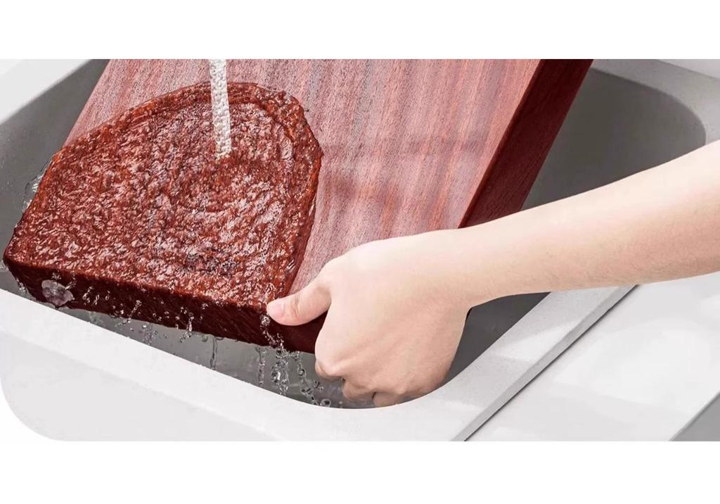 Thick Solid Wenge Wood Cutting & Chopping Board - Wear-Resistant, Easy to Clean, for Vegetables & Fruits