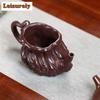 230ml Yixing Purple Clay Tea Pitcher Master Handmade Old Purple Clay Justice Cup Divide Tea Infuser Chinese Zisha Teaset Teaware