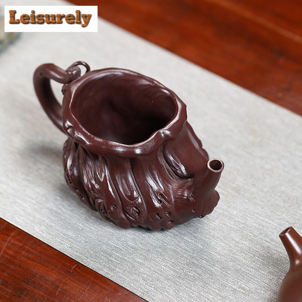 230ml Yixing Purple Clay Tea Pitcher Master Handmade Old Purple Clay Justice Cup Divide Tea Infuser Chinese Zisha Teaset Teaware