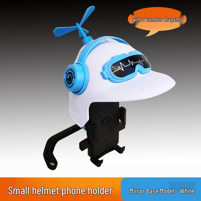 Compact Waterproof Phone Holder with Sunshade for Motorcycle, Scooter & Bicycle Riders.
