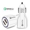 Quick Charge 3.0 Car Charger 2 Ports USB Fast Dual Adapter for Phone